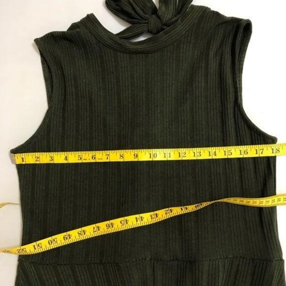 NWT Susan Betro Ribbed Knit Green Dress Size XL - Picture 5 of 11